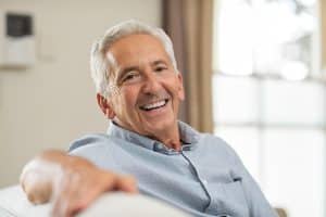 Man smiling with dental implants in Spring Valley, CA